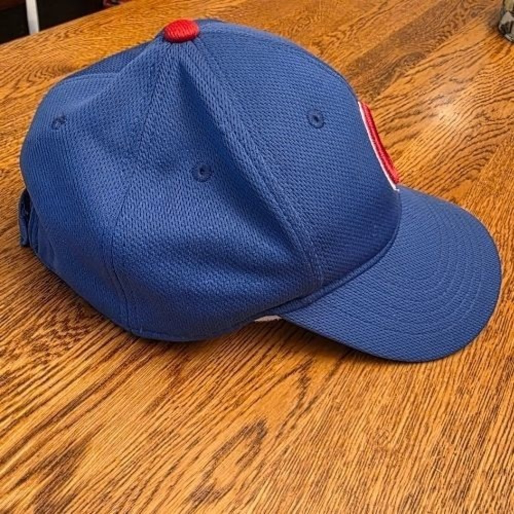 Chicago Cubs MLB OC Sports Youth Baseball Cap Blue Red Adjustable Hat - Picture 4 of 7